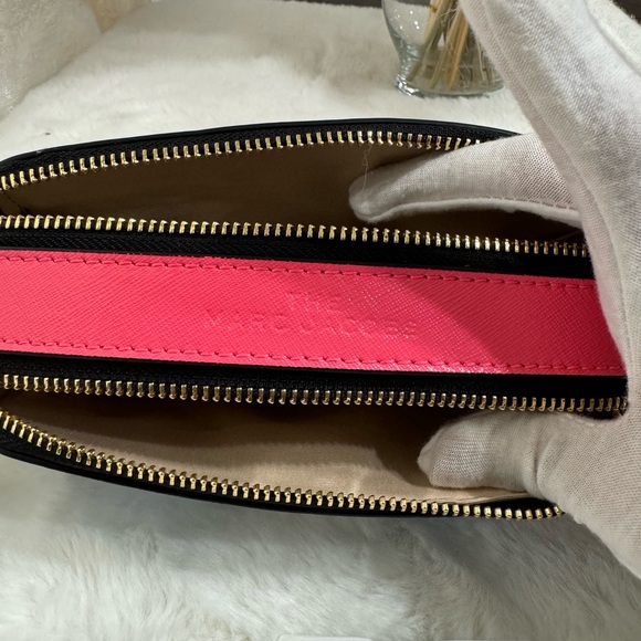 NWT Marc Jacobs Saffiano Small Snapshot Camera Bag Blue Malibu Multi - Picture 9 of 11